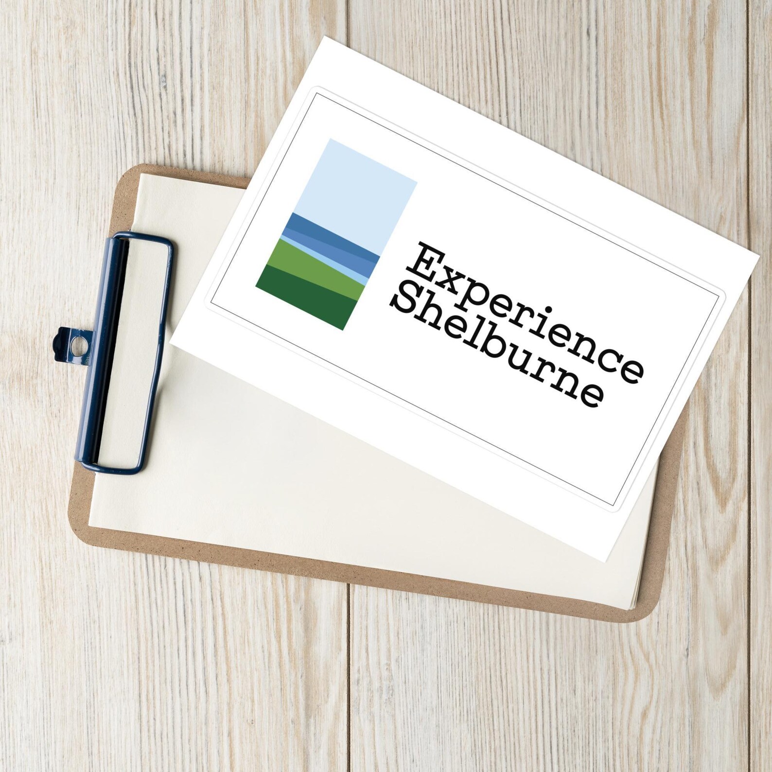 Experience Shelburne Logo Stickers - Detail View